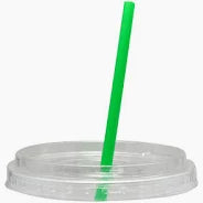 Capac D78, cu orificiu pai, 50 buc/set