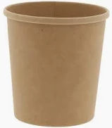 Bol carton rotund, D98, 16OZ, 25 buc/set