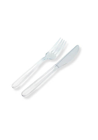 Set Tacamuri Bis Lux – Furculita, Cutit si Servetel – Ambalate Individual – 100 bucati/set
