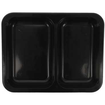 Caserole din PP termosudabile, pentru catering, negre, M227-30-2C, TS: 227X178X30/770CC /50 8/BX