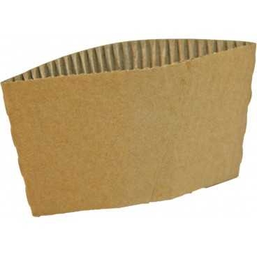 Mansoane din carton, pentru pahare Ø 80 mm, kraft natur, pentru pahare Ø 80 mm /100 10/BX