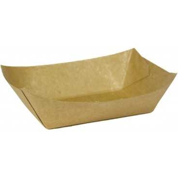 Barcute din carton, kraft natur, 100cc, 120 x 85 x 20 mm, 120 x 85 x 20 mm / 100cc /250 4/BX