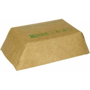 Barcute din carton, kraft natur, 100cc, 120 x 85 x 20 mm, 120 x 85 x 20 mm / 100cc /250 4/BX