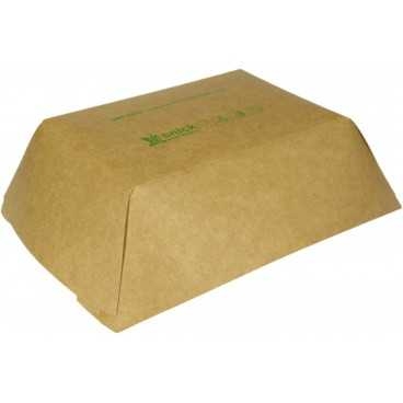 Barcute din carton, kraft natur, 300cc, 160 x 120 x 40 mm, 160 x 120 x 40 mm / 300cc /250 4/BX