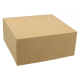 Cutii din carton, kraft natur albit, capac atasat, M0180, B: 180 x 180, H80 mm - CA /25 8/BX