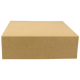 Cutii din carton, kraft natur albit, capac atasat, M0250, B: 250 x 250, H80 mm - CA /25 6/BX