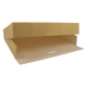 Cutii din carton, kraft natur albit, capac atasat, M3525, B: 350 x 250, H60 mm - CA /25 4/BX